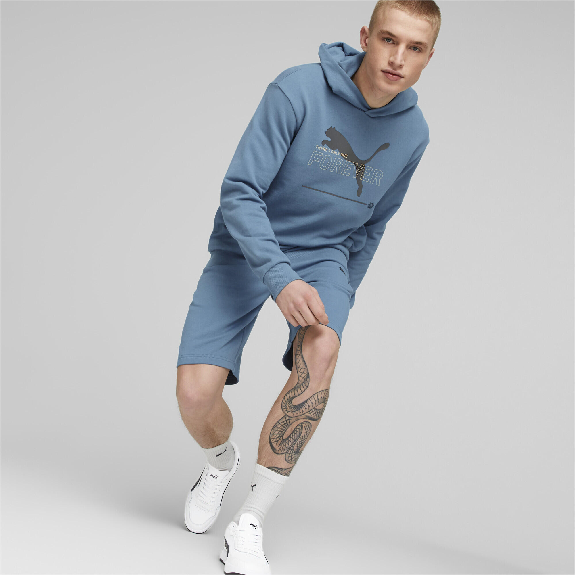 Hoodie Better Essentials Homme PUMA Deep Dive Blue 5/7