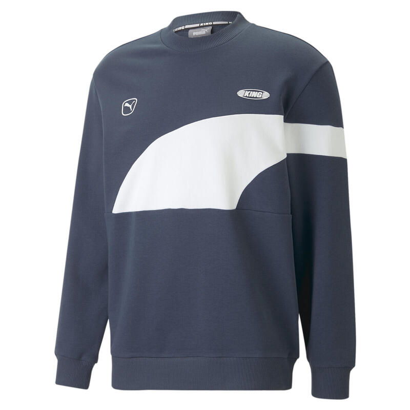 Sudadera de hombre KING blanca