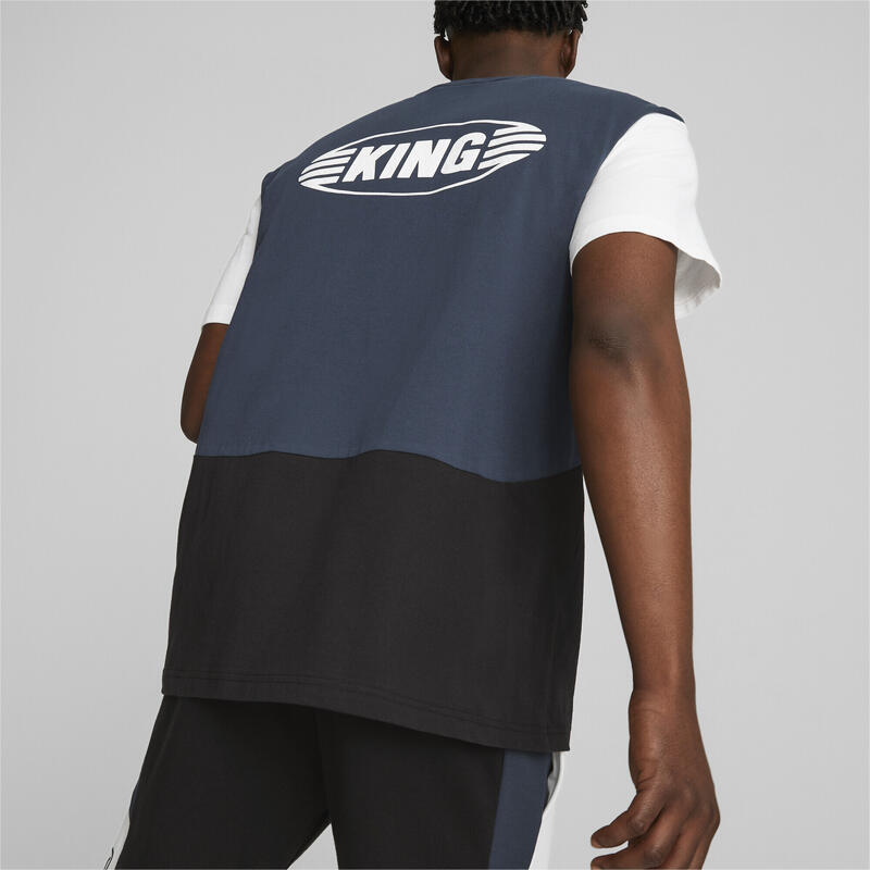 Camiseta de fútbol KING Top Hombre PUMA Dark Night Black White Blue