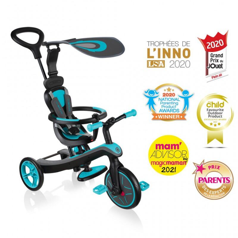 Tricicleta Globber Explorer 4 in 1 turquoise