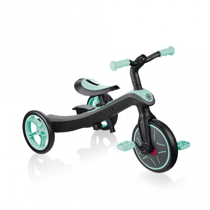 Tricycle évolutif pour bébé EXPLORER 4 en 1 - Vert menthe