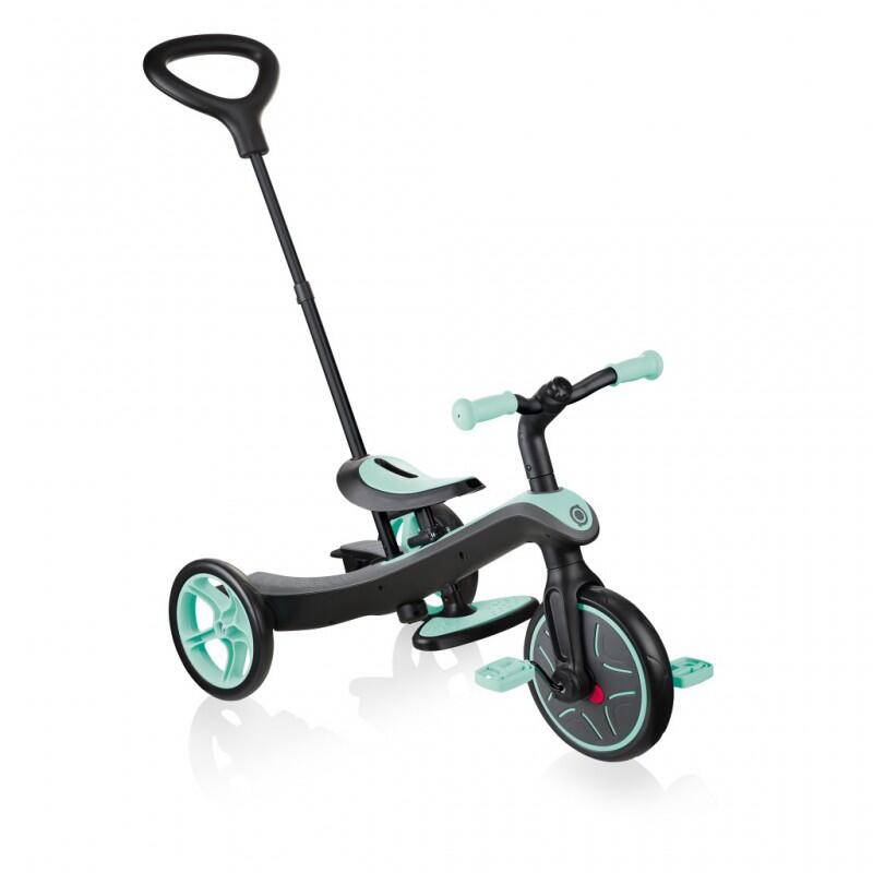 Tricycle évolutif pour bébé EXPLORER 4 en 1 - Vert menthe