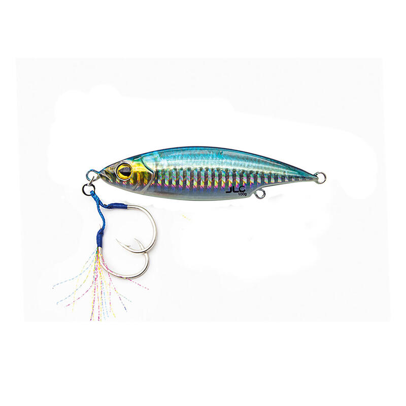 Jig pesca jigging spinning JLC 100 g sardina #6 montaje simple