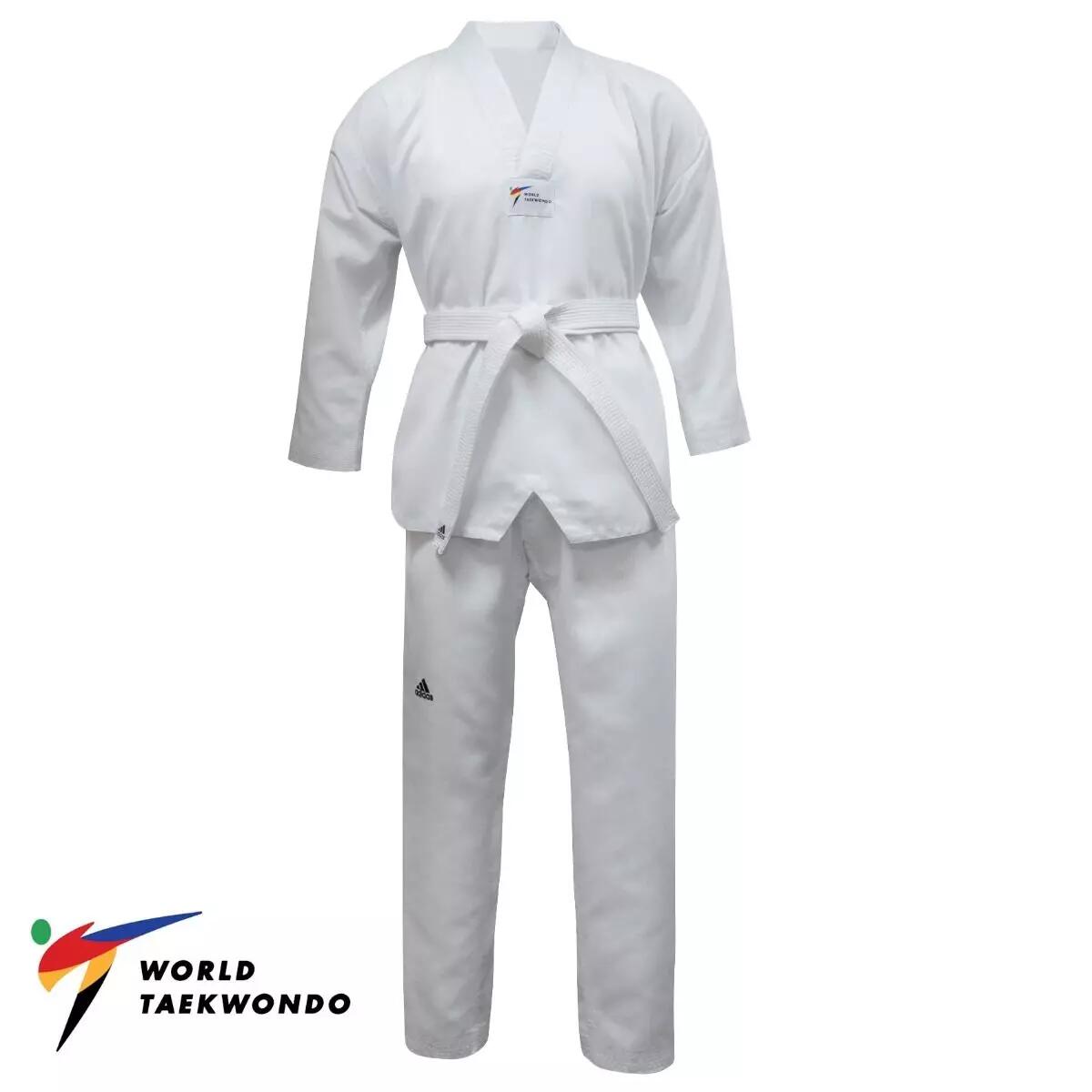 Adidas WT Taekwondo Student Dobok Without Stripes 3/3