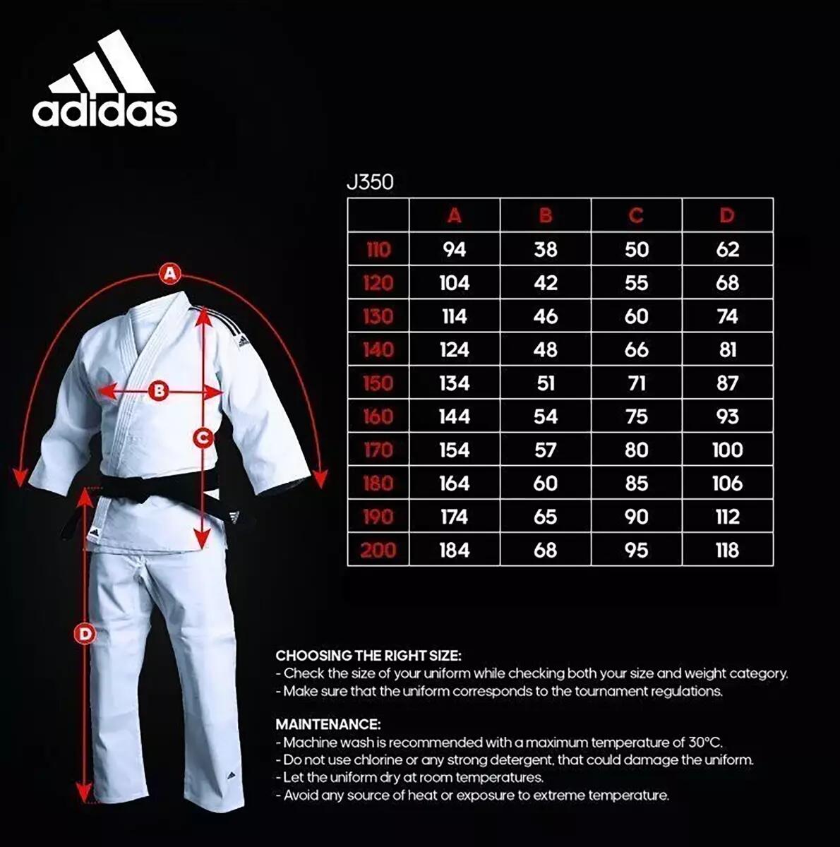 adidas Judo-Anzug Club weiß/blaue Streifen, J350 2/4