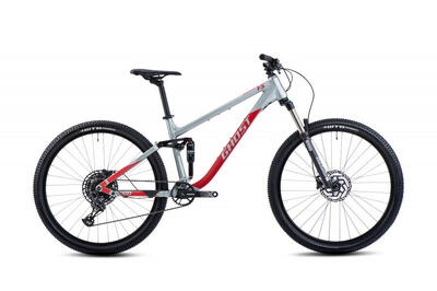 GHOST Kato FS light grey pearl/riot red matt Größe L (MJ 2022)