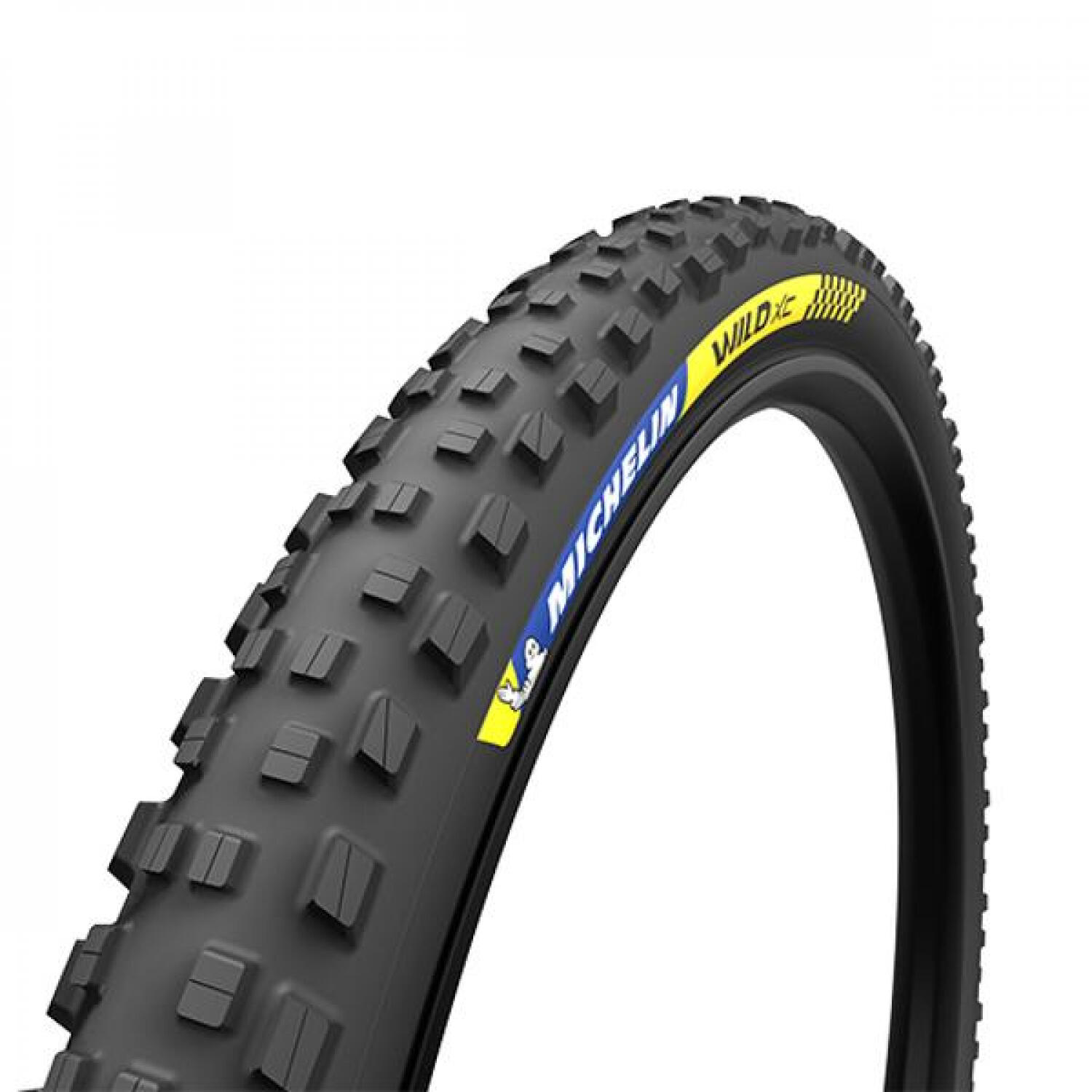 Michelin - Pneu Vtt 29x2.35 Michelin Wild Xc Racing Line Tubeless Ready Noir Ts (60-622) - Pneu - Noir - Decathlon