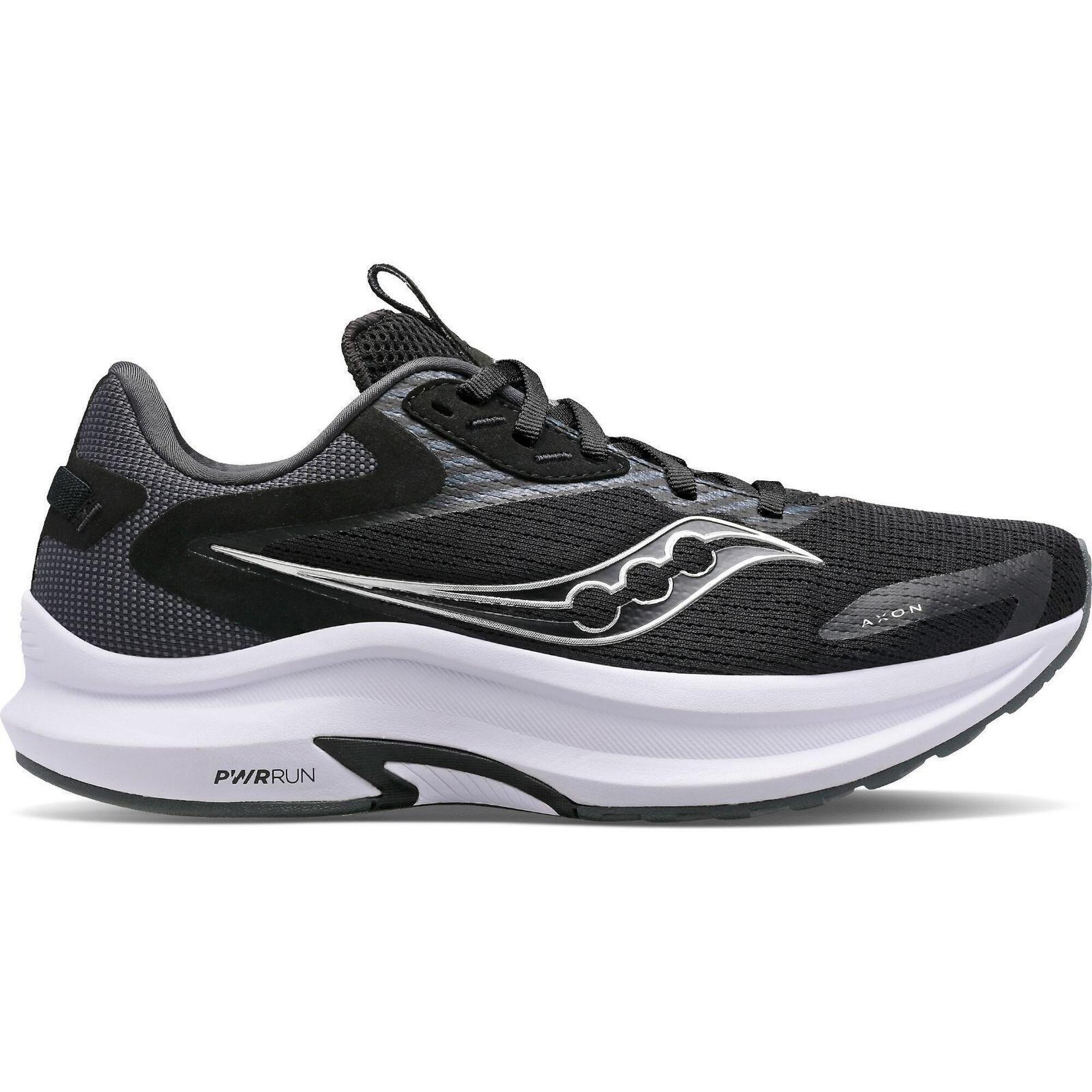 Saucony Mens Axon 2 Running Shoes Black/White - 10.0 UK 1/4