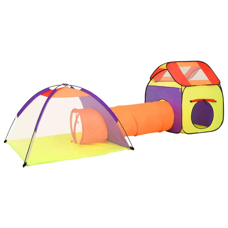 Tenda de brincar infantil 338x123x111 cm multicor