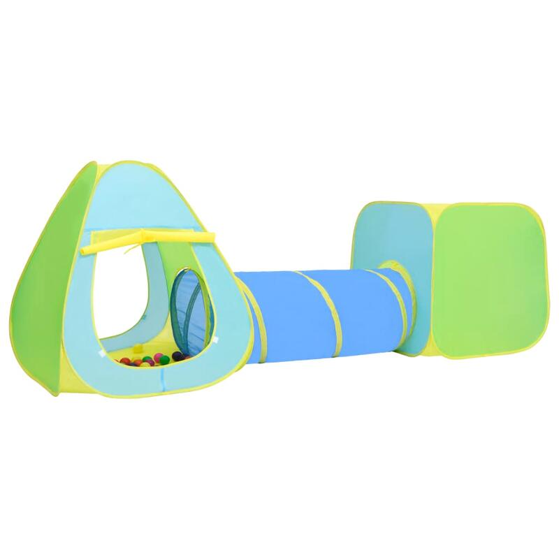 Tenda de brincar infantil com 100 bolas multicolorido