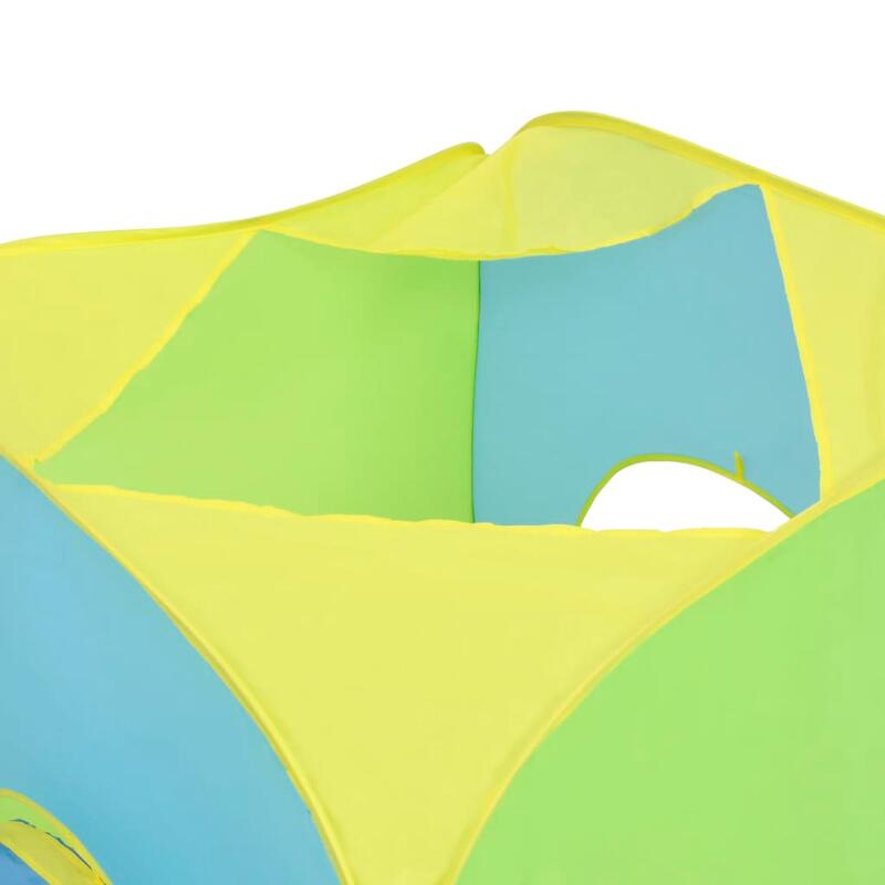 Tenda de brincar infantil com 100 bolas multicolorido