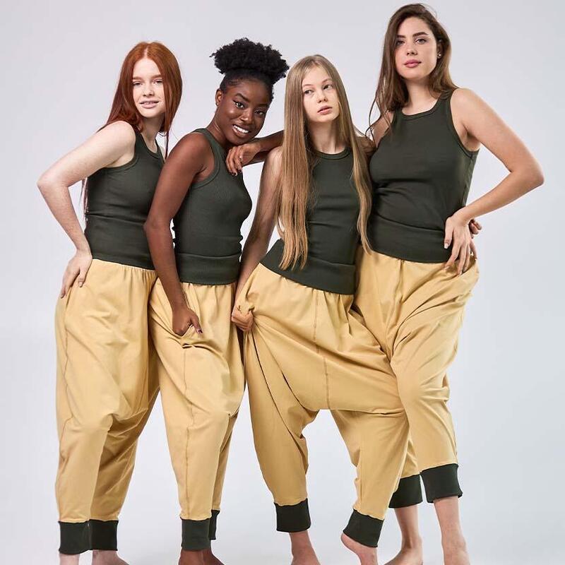 Set yoga cu pantaloni harem