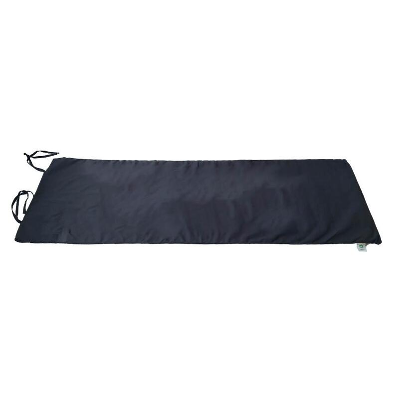 Tapis de yoga en coton - Bleu marine