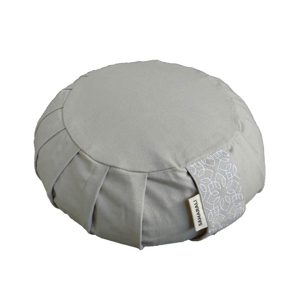 Samarali Cuscino da meditazione Zafu Grigio Château