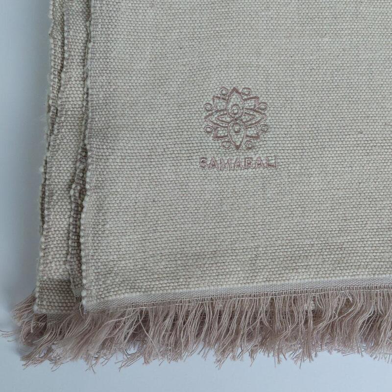 Samarali Handgefertigte Yoga-Decke aus Baumwolle