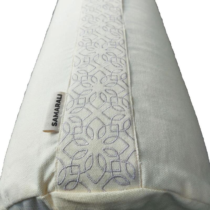 Bolster de Yoga Marfil