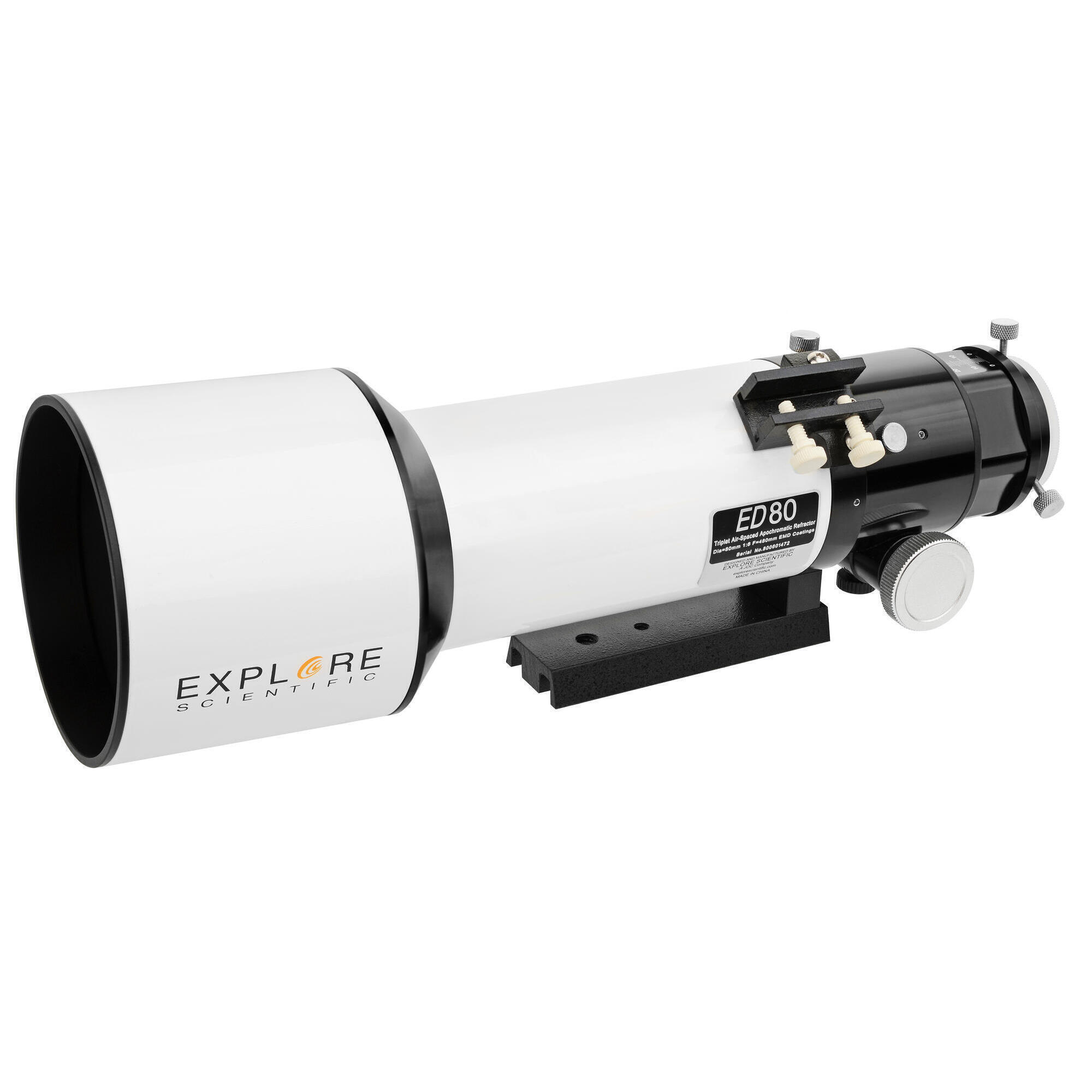 Telescopio EXPLORE SCIENTIFIC ED APO 80mm f/6 FCD-100 Alu HEX 1/6
