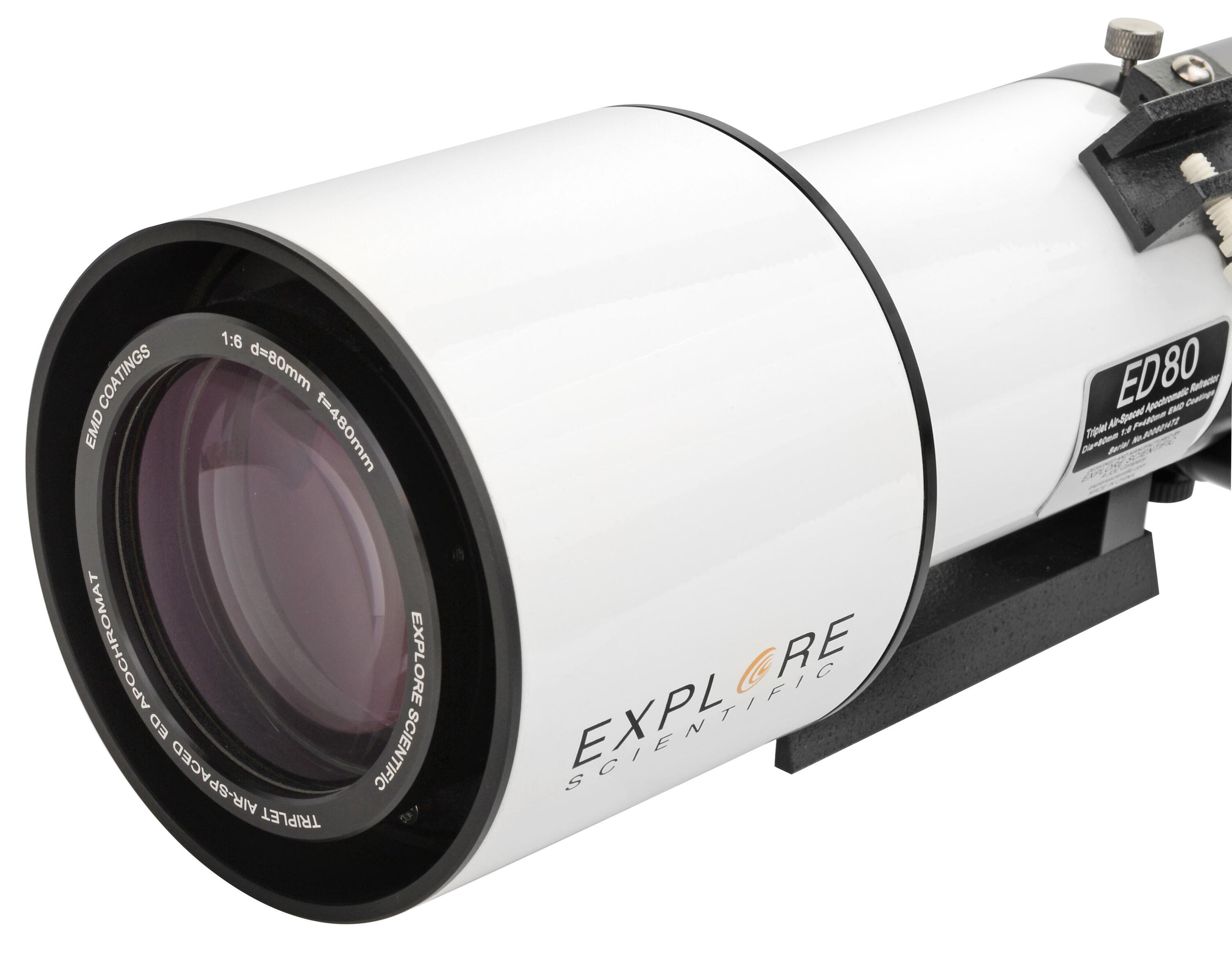 Telescopio EXPLORE SCIENTIFIC ED APO 80mm f/6 FCD-100 Alu HEX 2/6