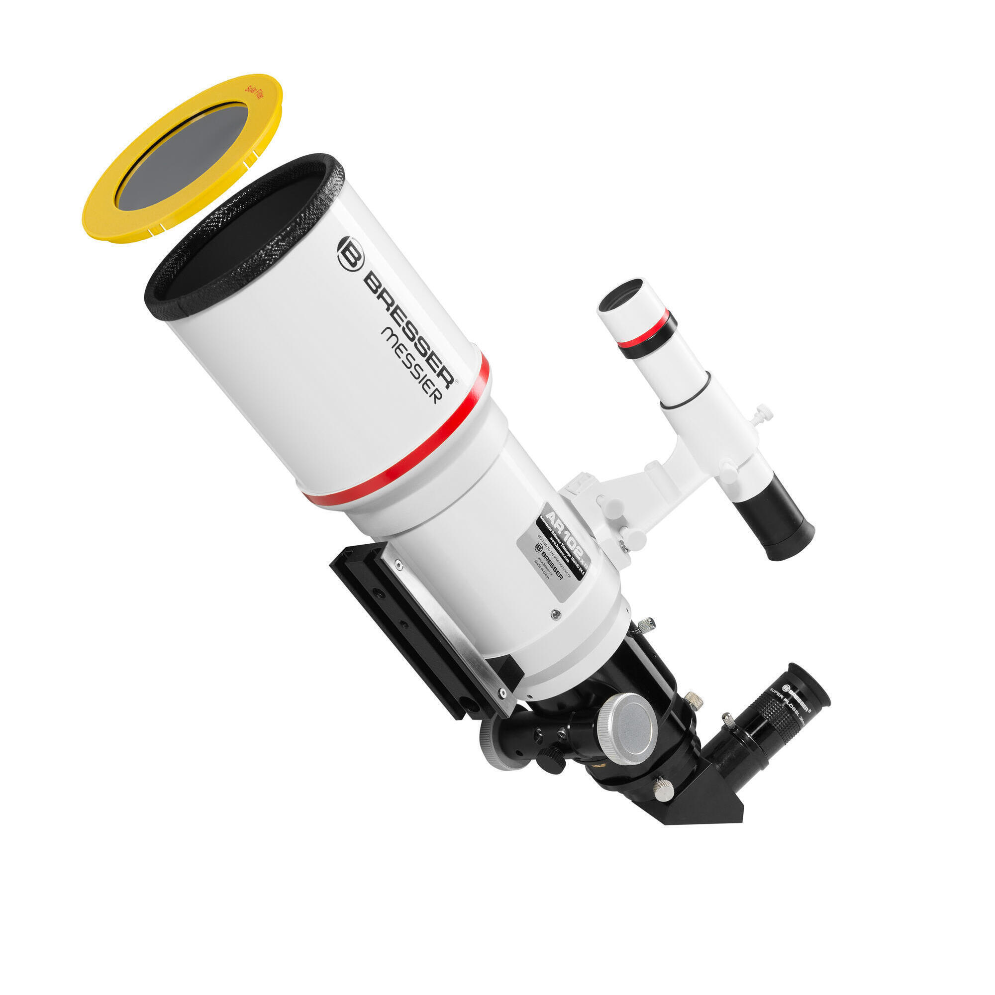 Tubo óptico messier ar-102xs/460 hexafoc bresser
