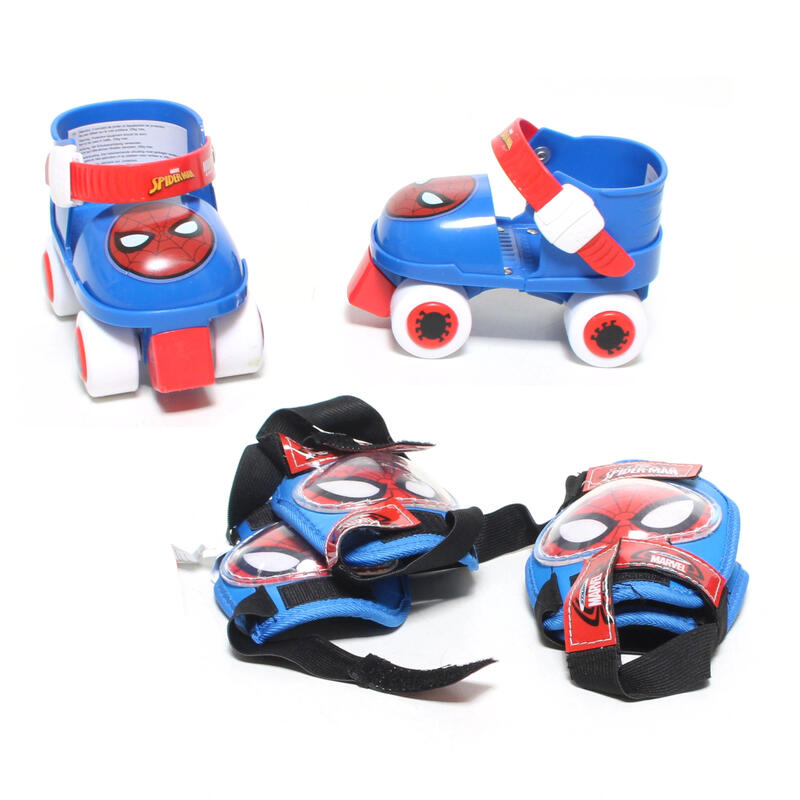 Roller et Protecteurs Enfant Spider-Man Taille 23-27