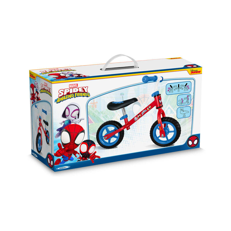 Bicicleta Equilibrio Menino 10 polegadas Spidey 2-4 anos