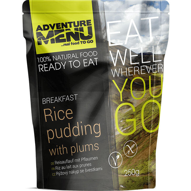 ADVENTURE MENU Adventure Menu Rice Pudding with Plums
