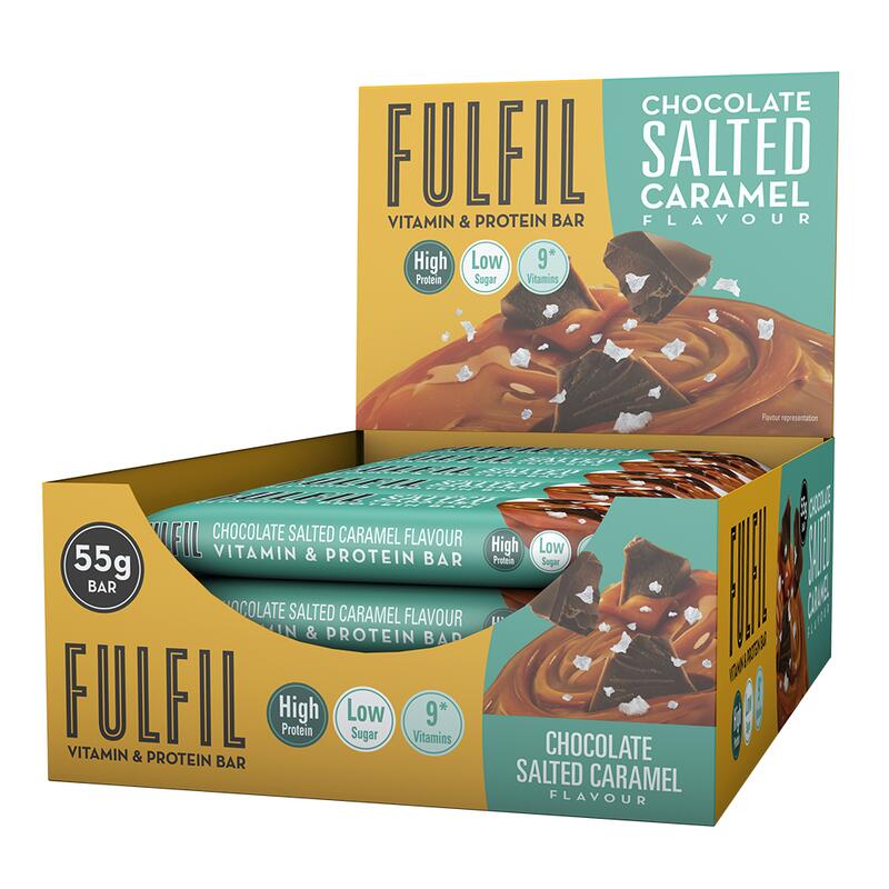 Boîte de barres Fulfil (15X55g) | Caramel Salé