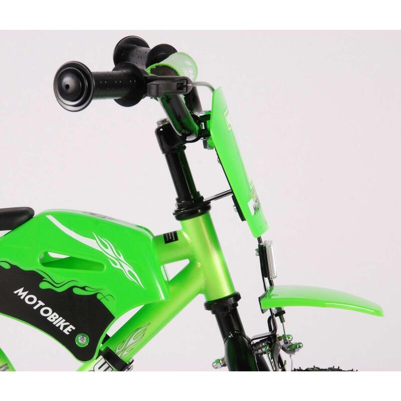 VOLARE BICYCLES Kinderfiets motor 12 inch, groen