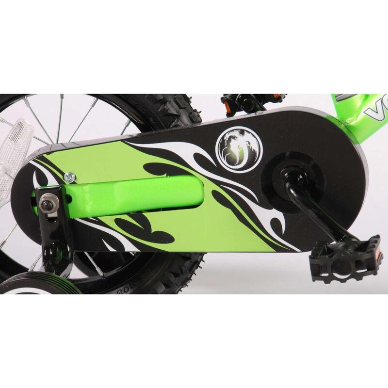 Vélo pour enfants Volare Motorbike - Garçons - 12 pouces - Vert