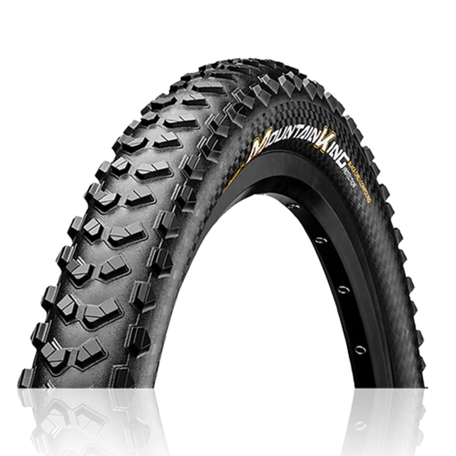 Continental - Pneu Vtt 27.5x2.60 Ts Continental Mountain King  Shieldwall  (65-584) - Pneu - Noir - 65-584 - Decathlon