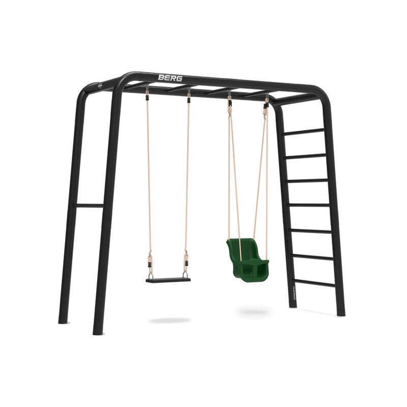 BERG Playbase 3-in-1 Medium met rekstok + ladder+ babyzitje + schommel