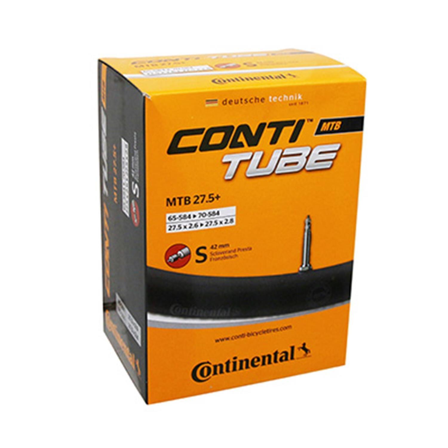 CONTINENTAL MTB Tube - Presta 42mm Valve MTB Black 27.5X2.6-2.8"