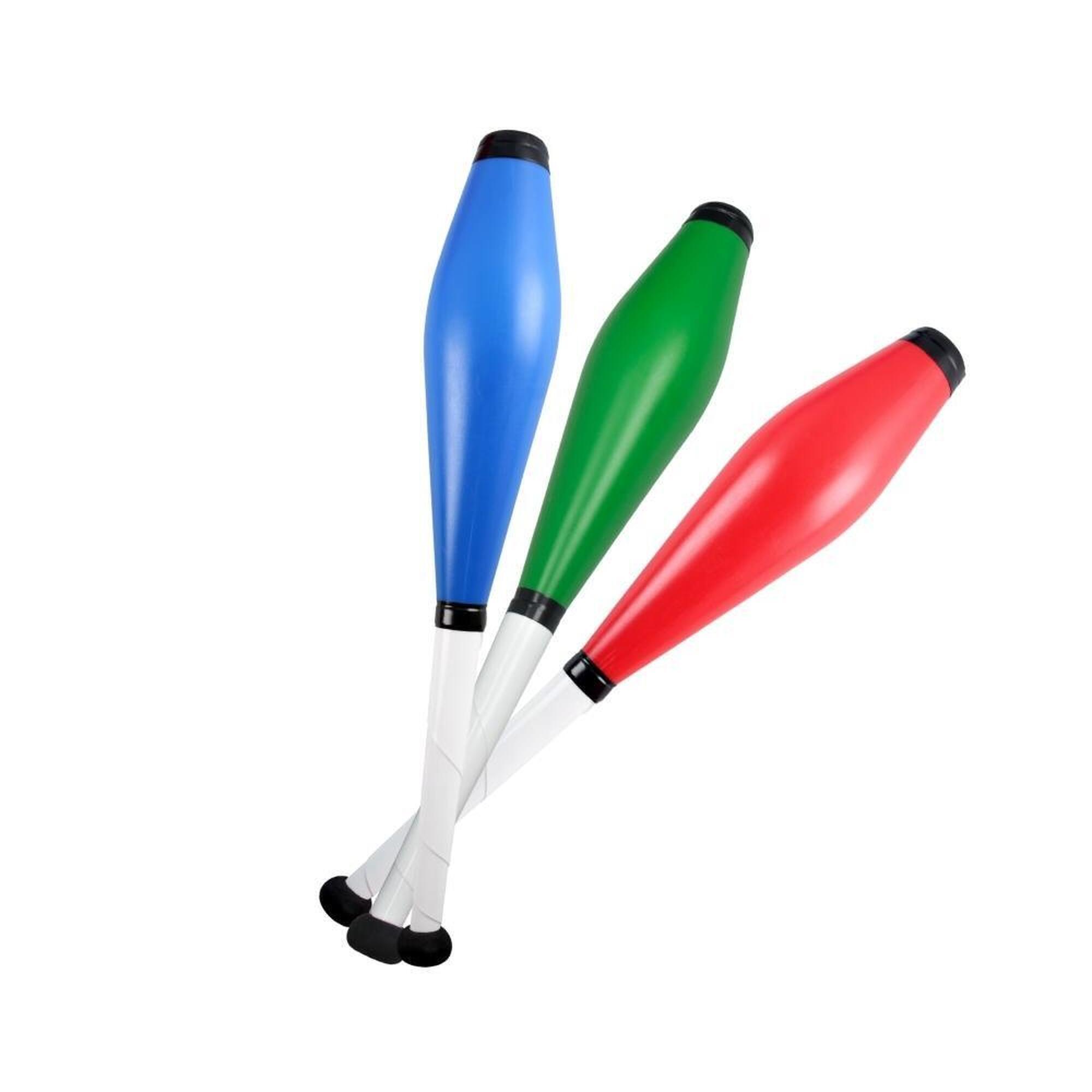 FIRETOYS Set of 3x Trainer Juggling Club - Red, Green, Blue