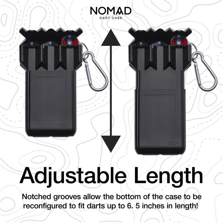 Funda Dardos Casemaster Nomad Adjustable Dart Case Black