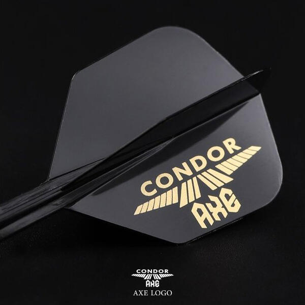 Plumas Condor Axe Shape Negro Logo L 33. 5mm 3 Uds.