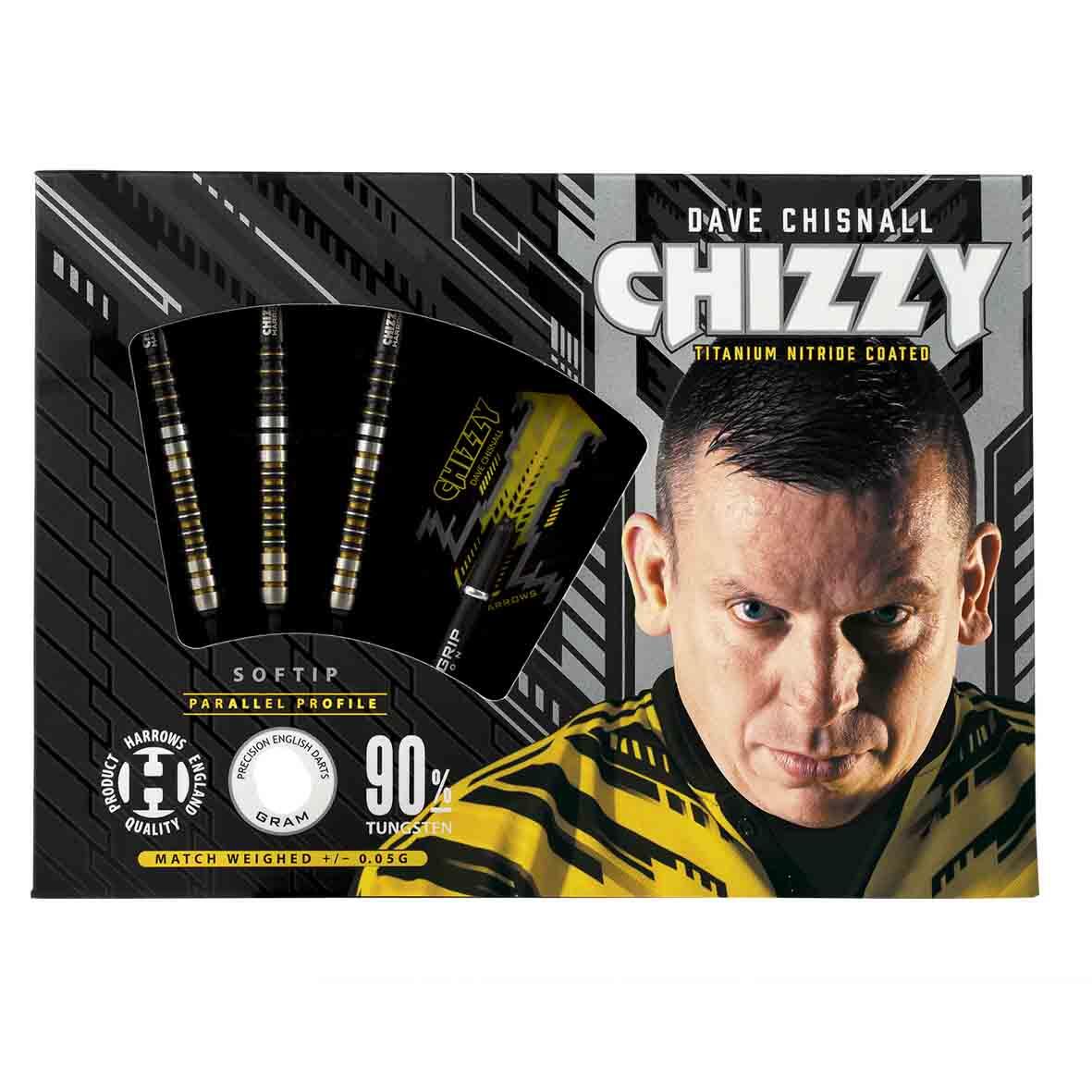 Dave Chisnall Chizzy 90% Harrows Tungsten 18Gr Softip Softdart 4/5