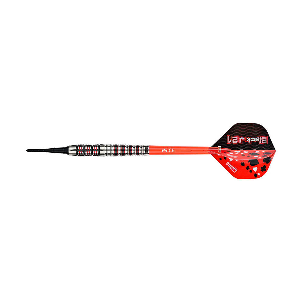 MANUEL GIL Dardos One80 Black J 21 03 Soft Tip 90% 19gr