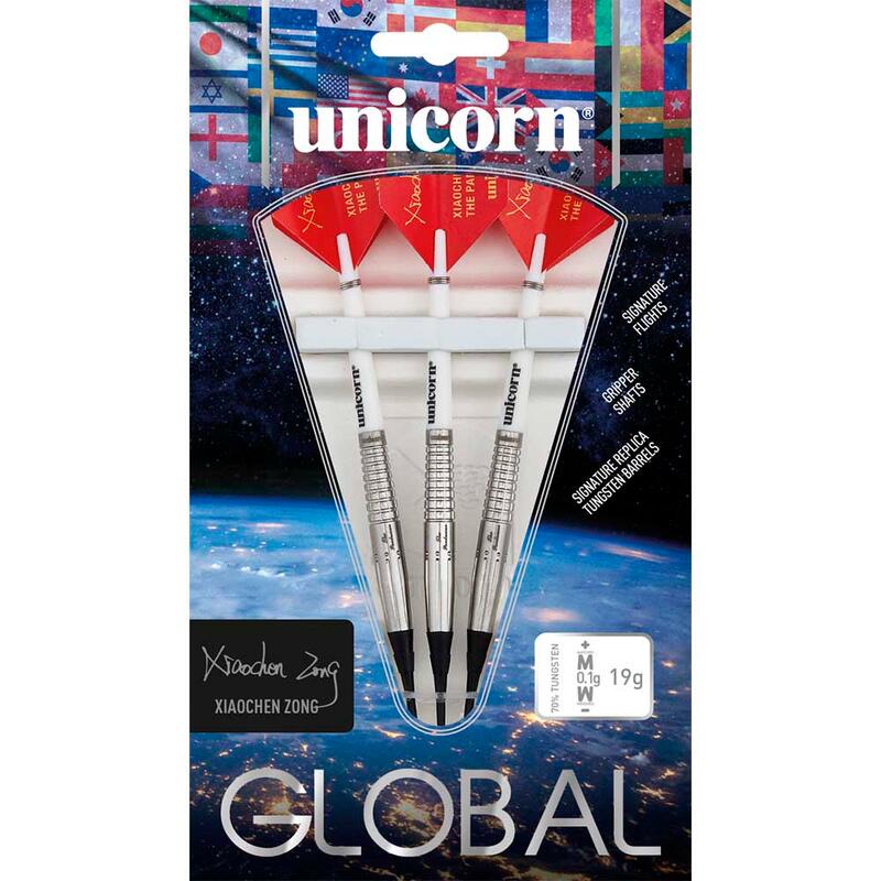 Dardos Unicorn Xiaochen Zong Global Tip Dart 80% 19g