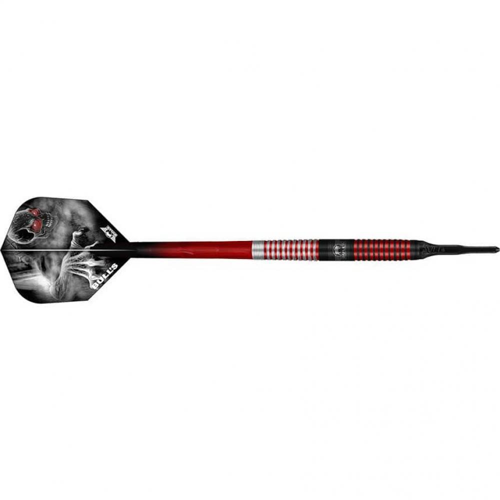 BULL'S Softtip Bull's Phantom Grip 90% Red 22 gram