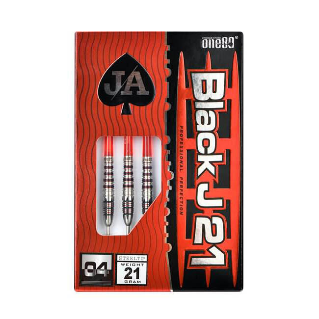 Dardos One80 Black J 21 04 Steel Tip 90% 21gr 3/3