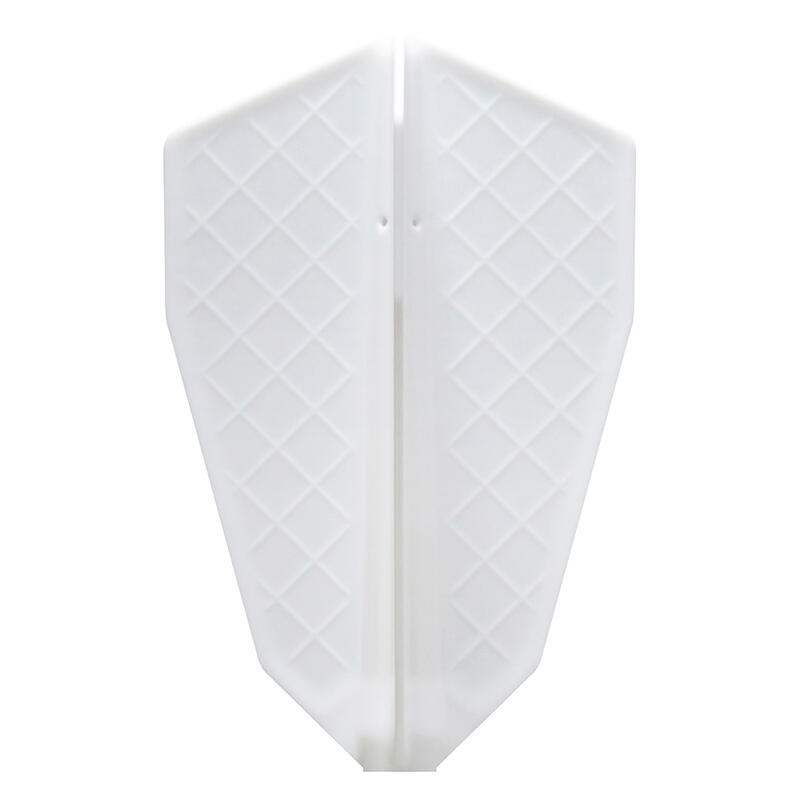 Plumas para Dardos Champagne L-Style Shape Jonny v. 1 Blanco/Negro