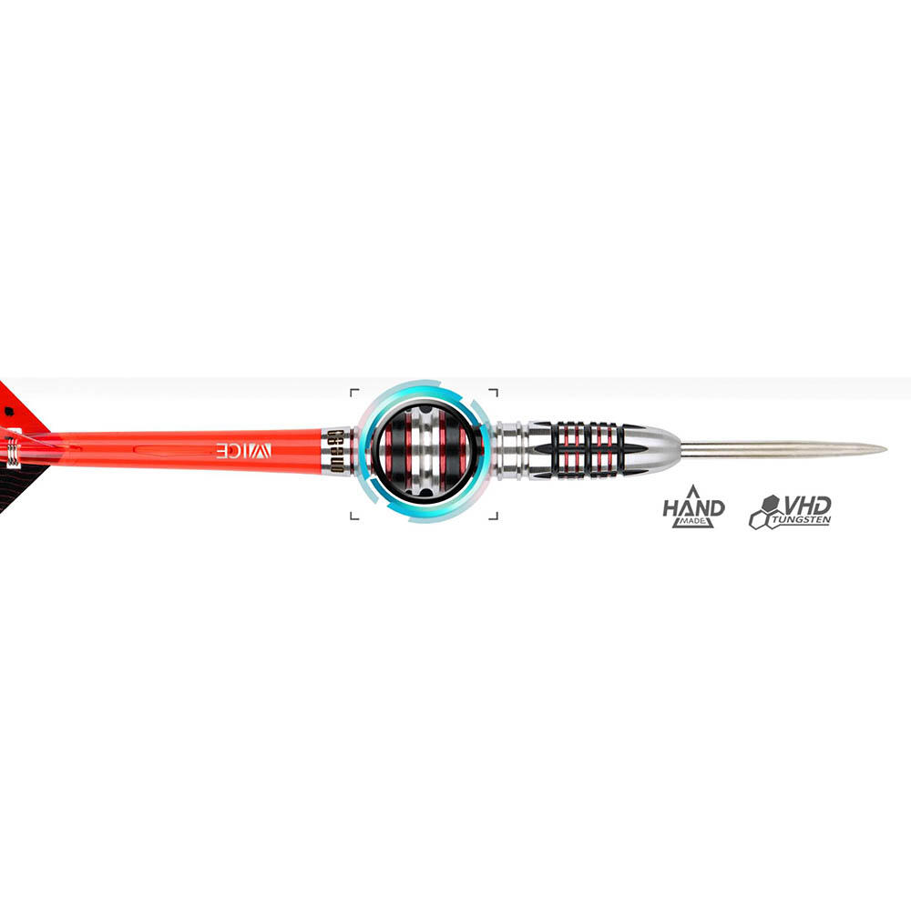 Dardos One80 Black J 21 04 Steel Tip 90% 21gr 2/3