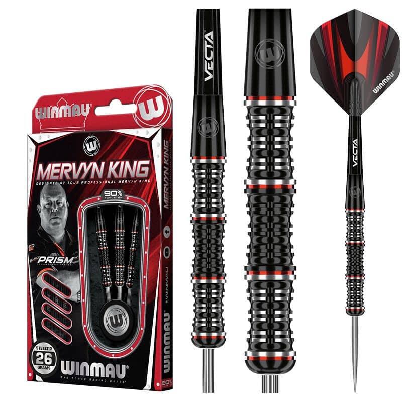 Dardos Winmau Mervyn King 90% 26gr 4/6