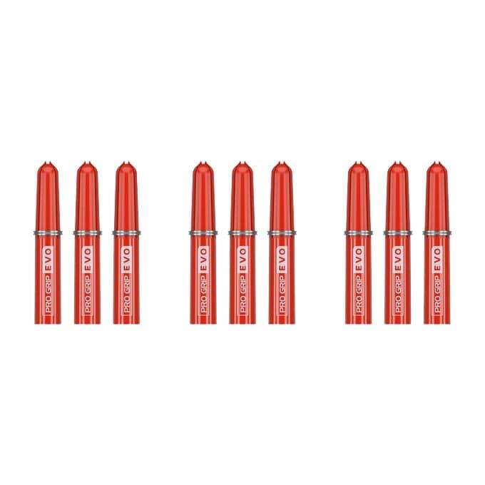 Target Pro Grip EVO Ersatztops Rot 3 Satz 9 Stück 3/3