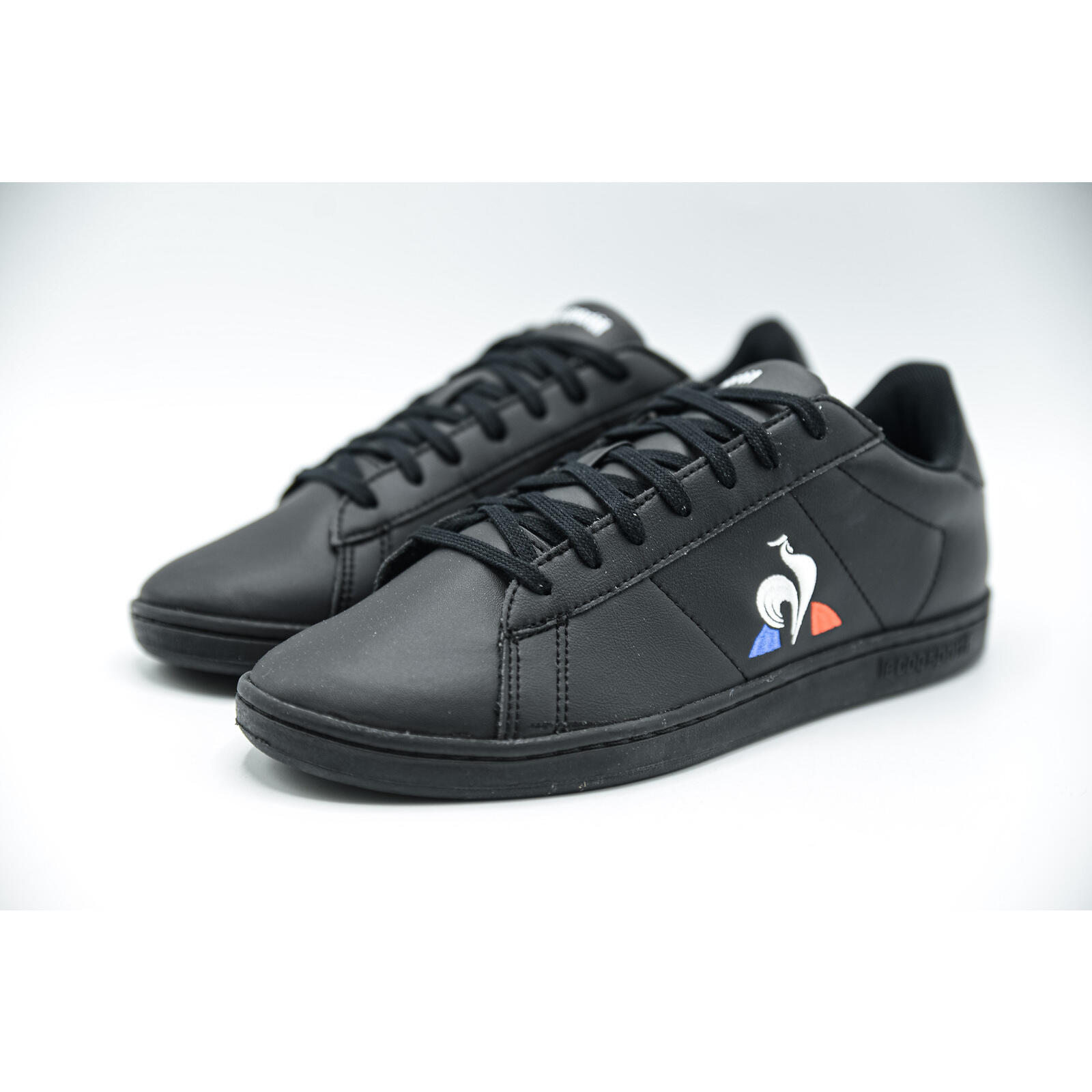 Baskets Le Coq Sportif Courtset, Noir, Hommes 3/5