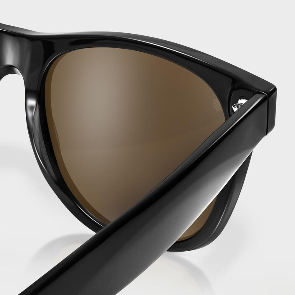 Gafas de sol de acetato reciclado surf Hombre y Mujer Capri SIROKO Negro 3/7