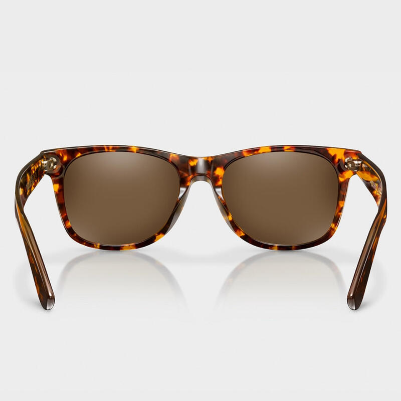 Men & Women Surf Recycled acetate sunglasses Temple SIROKO Brown