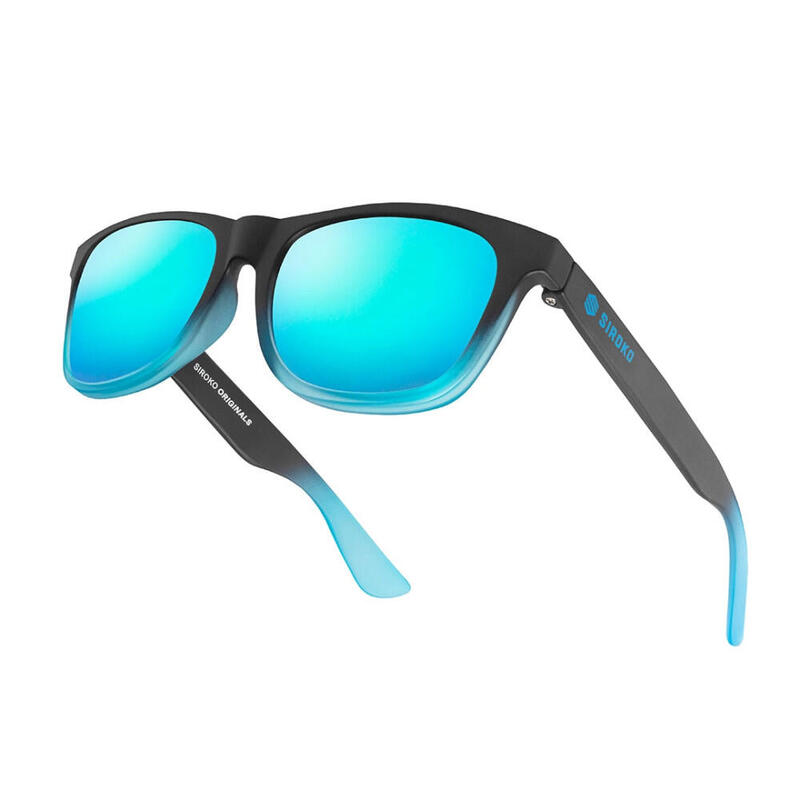 Herren und Damen Surf Originals Sonnenbrille Deep Blue SIROKO Schwarz
