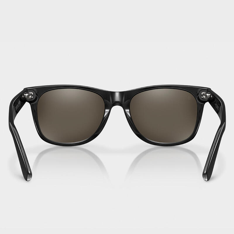 Herren und Damen Surf Sonnenbrille aus recyceltem Acetat The City SIROKO Schwarz