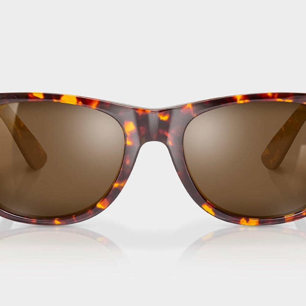 Lunettes De Soleil Acétate Recyclé Surf Homme Et Femme Temple Marron